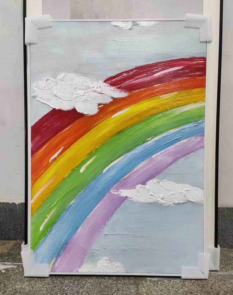 Rainbow decorative painting