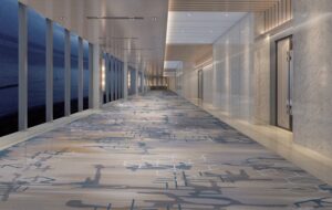 patterned broadloom carpet