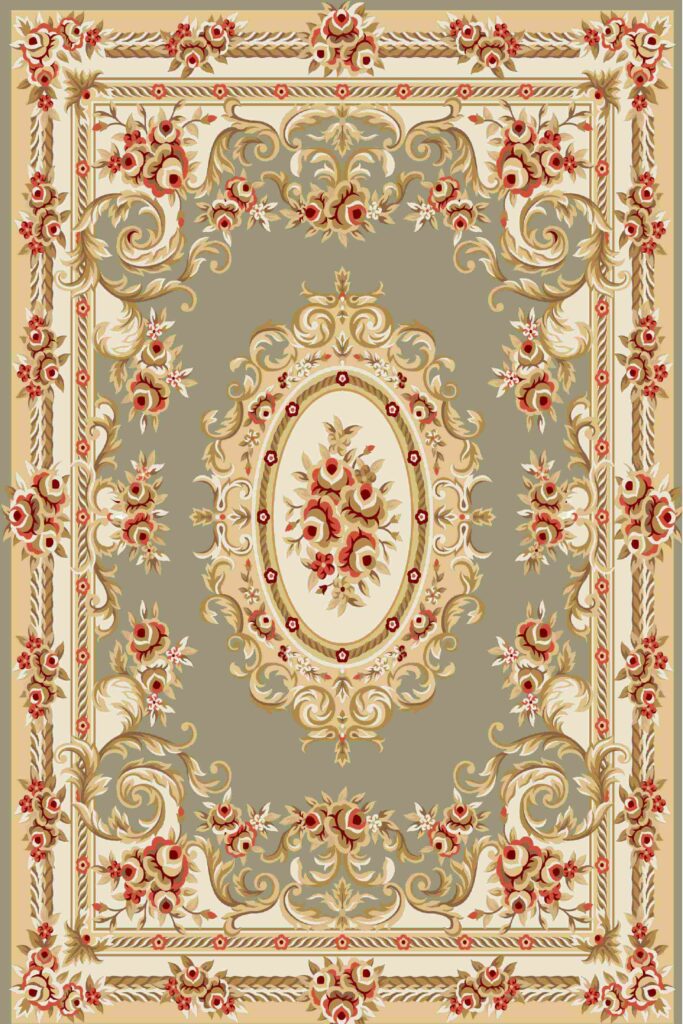  vintage floral carpet