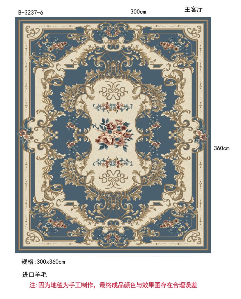 traditional blue rug