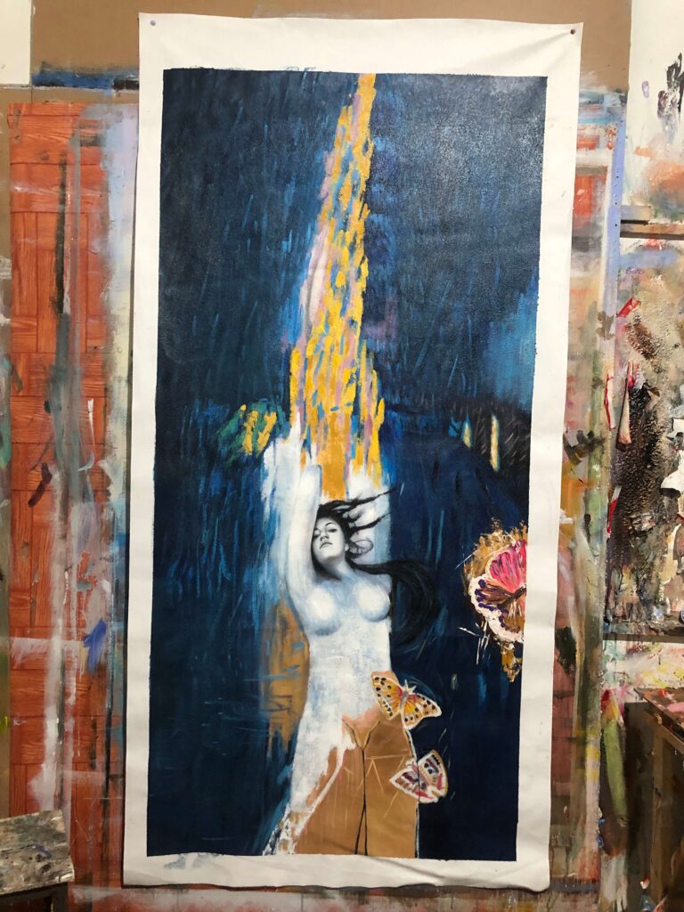 canvas figure paintings 