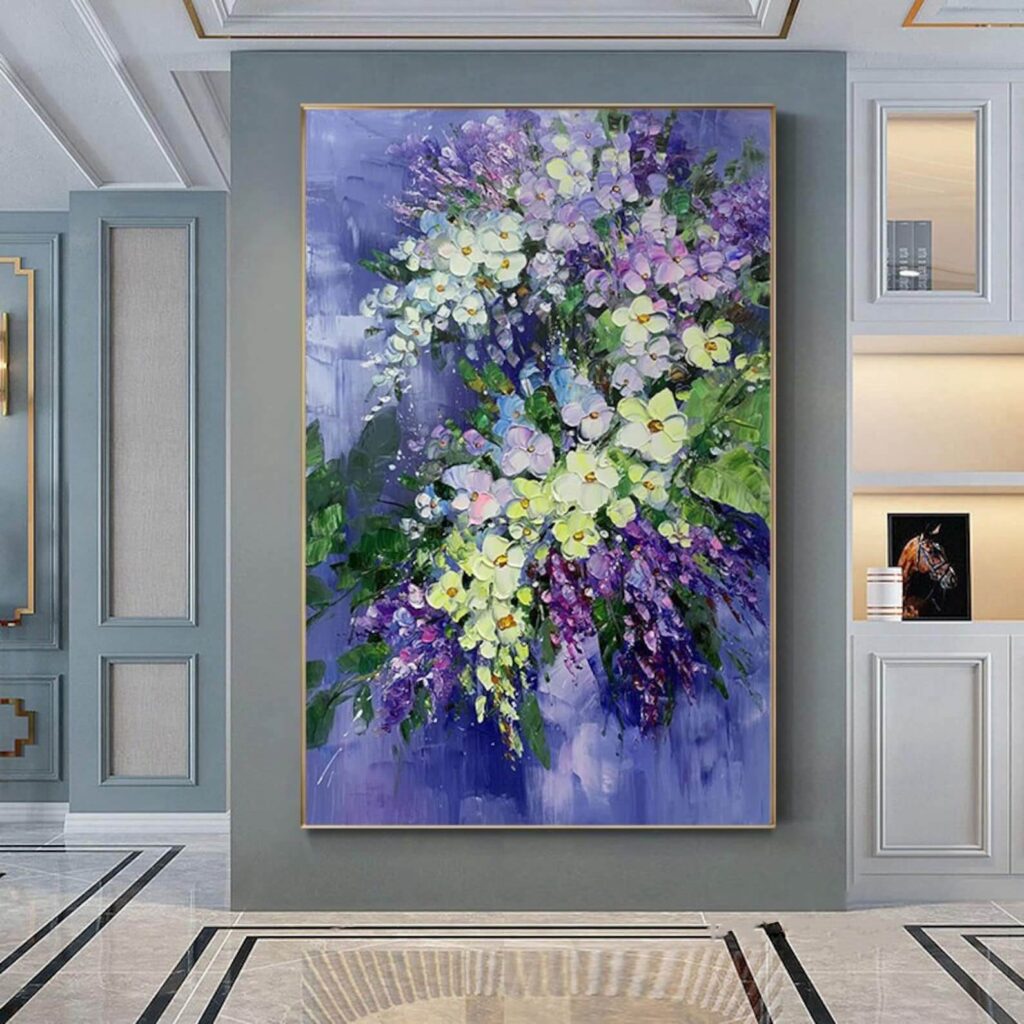 flowers canvas wall art painting