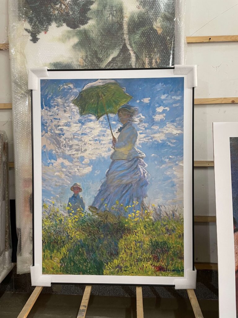 Custom made decorative canvas figure painting 