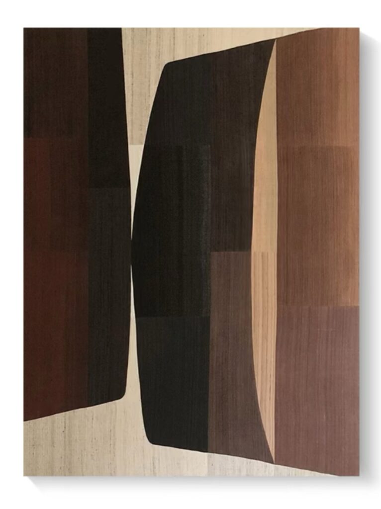 Hand made canvas oil painting minimal wall art