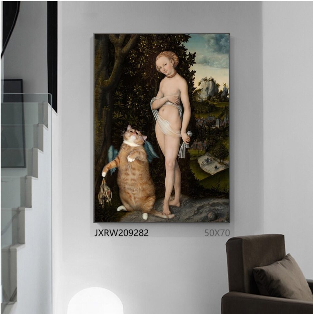 Decorative european style figure painting
