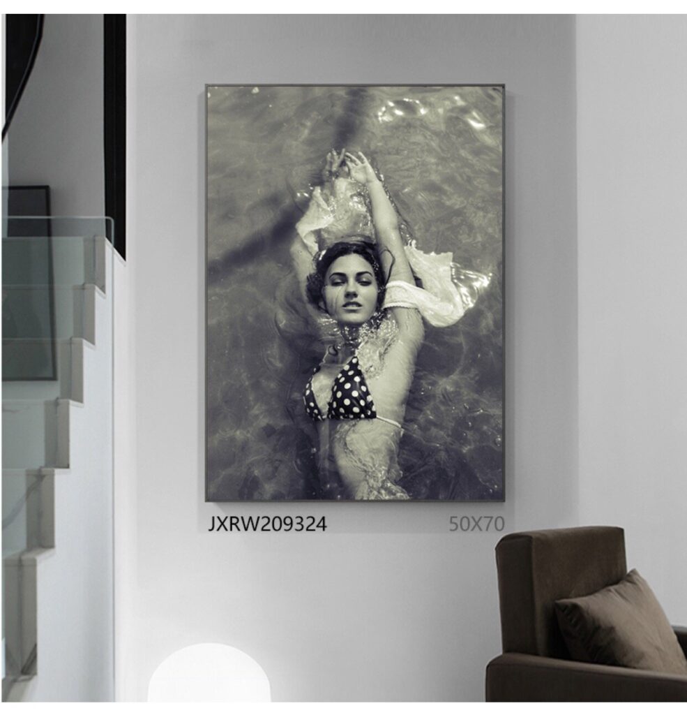 Vintage style painting human figures 