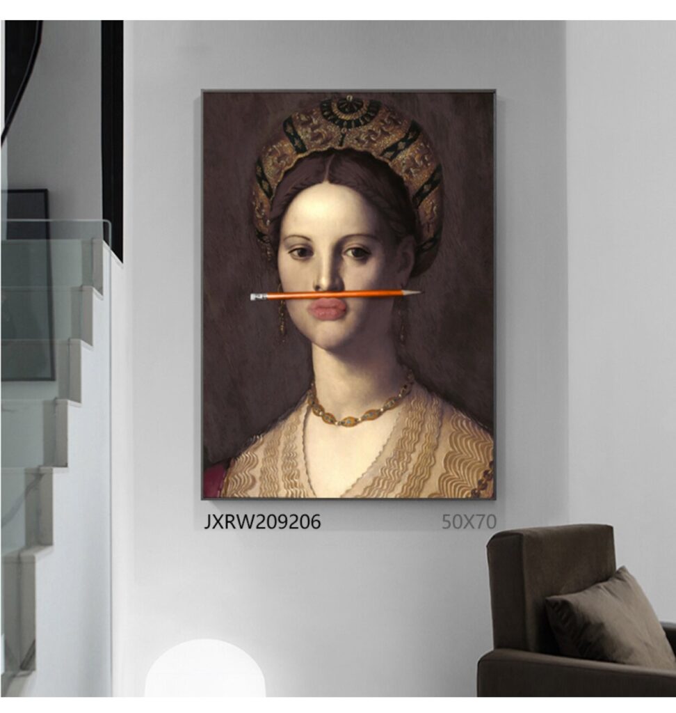 European noblewoman lady figure paintings