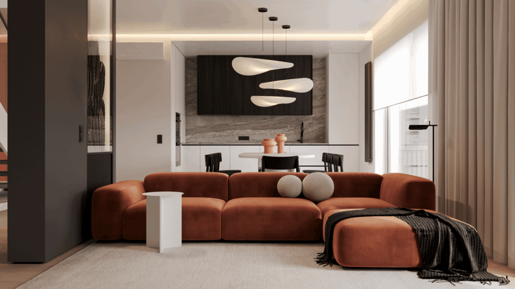 L shape sofa