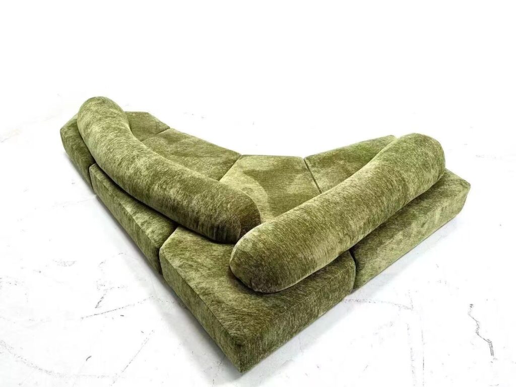 velvet sofa set